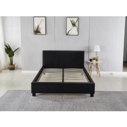   BeComfort čierna manželská posteľ s rámom 160 x 200 cm Ak-01-B