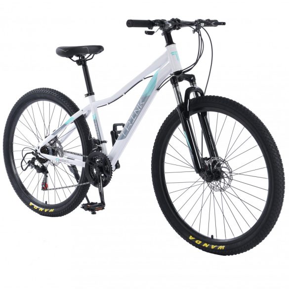 Trink B062-white 26" Dámsky teleskopický MTB bicykel ​​s kotúčovými brzdami