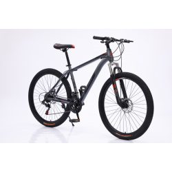   Rush B126-GB 26" MTB bicykel s kotúčovou brzdou teleskopická sivo čierna