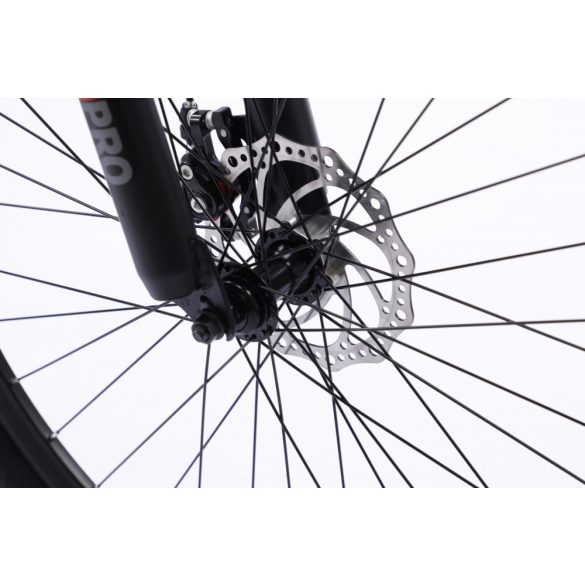 Rush B126-GR 26" MTB bicykel s kotúčovou brzdou teleskopická sivo-červená