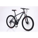 B127-GB 27,5" MTB bicykel s kotúčovou brzdou, šedočierny 