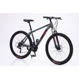 Rush B127-GR 27,5" MTB bicykel s kotúčovou brzdou šedočervený