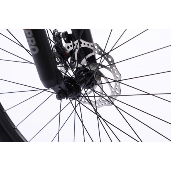 Rush B129-GB 29" MTB bicykel s kotúčovou brzdou teleskopická sivo-čierna