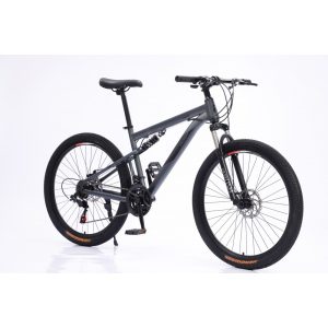 Rush B200-DG 26" MTB bicykel 21-rýchlostná prevodovka s kotúčovou brzdou teleskopická tmavošedá