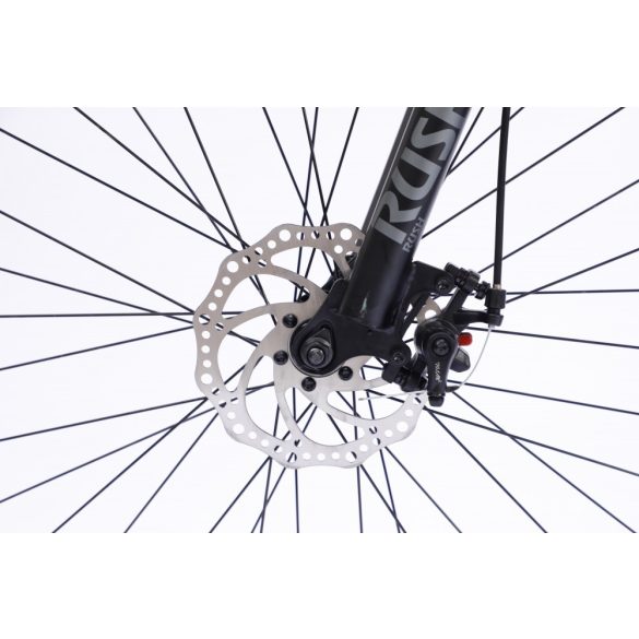 Rush B200-DG 26" MTB bicykel 21-rýchlostná prevodovka s kotúčovou brzdou teleskopická tmavošedá