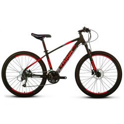  Trink B212-R 26" MTB bicykel s kotúčovou brzdou teleskopická čierno červený