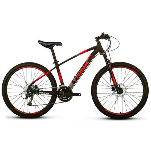 Trink B212-R 26" MTB bicykel s kotúčovou brzdou teleskopická čierno červený