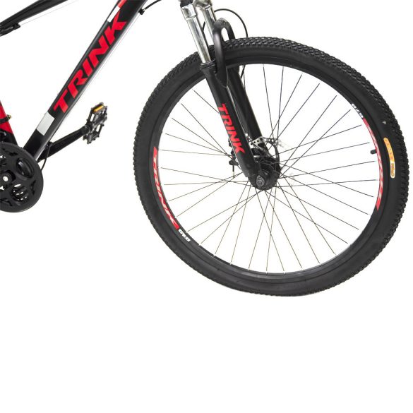 Trink B212-R 26" MTB bicykel s kotúčovou brzdou teleskopická čierno červený
