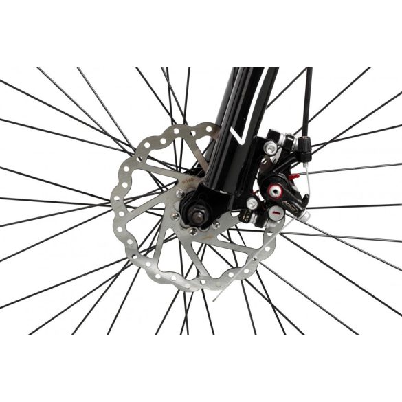 Trink B212-R 26" MTB bicykel s kotúčovou brzdou teleskopická čierno červený