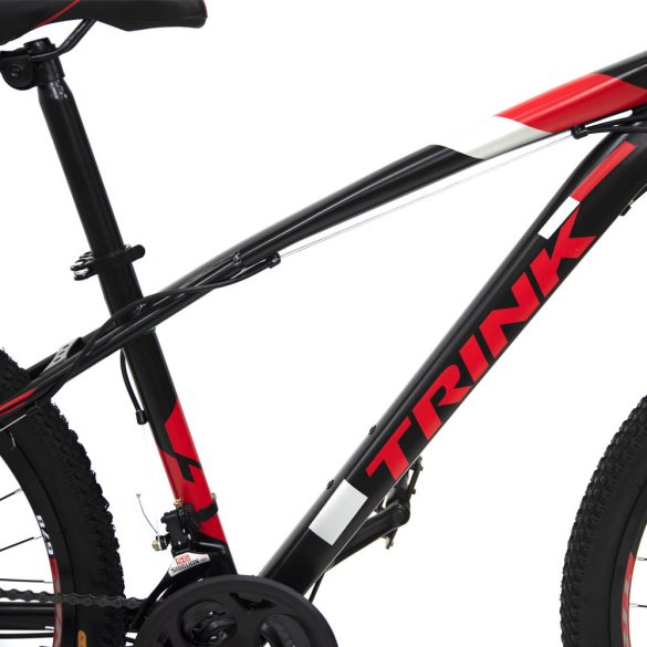 Trink B212-R 26" MTB bicykel s kotúčovou brzdou teleskopická čierno červený