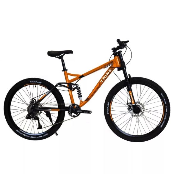Horský bicykel Trink B216-orange 26" celoodpružené s kotúčovými brzdami oranžová