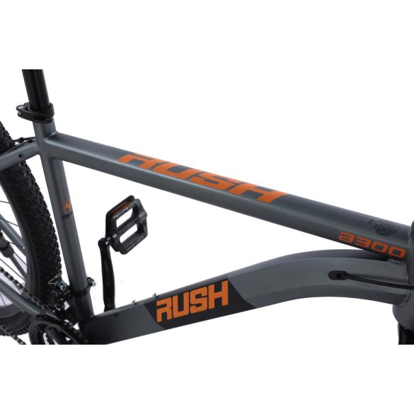 Rush B326-Orange 26" MTB bicykel Shimano 21 rýchlostná prevodovka s kotúčovou brzdou teleskopická