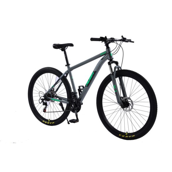 Rush B327-Green 27,5" MTB bicykel Shimano 21 rýchlostná prevodovka s kotúčovou brzdou teleskopická