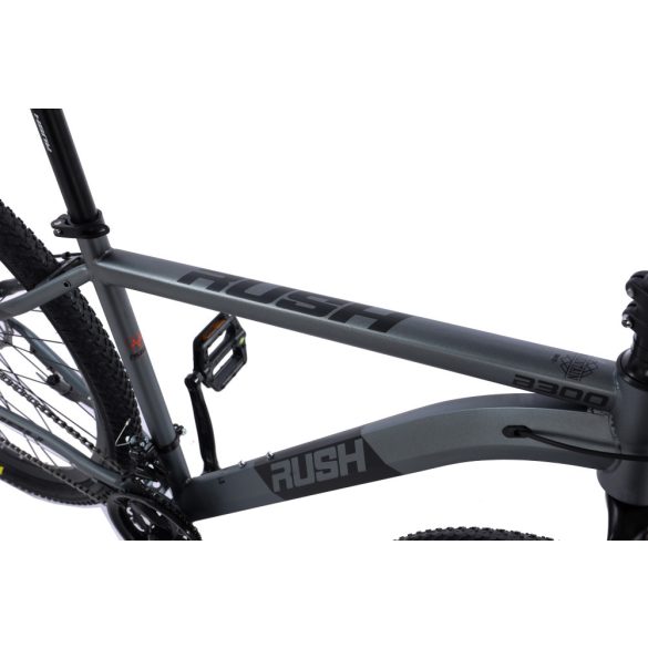 Rush B329-GR 29" MTB bicykel Shimano 21 rýchlostná prevodovka s kotúčovou brzdou teleskopická