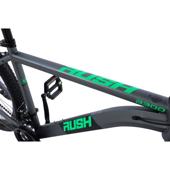 Rush B329-Green 29" MTB bicykel Shimano 21 rýchlostná prevodovka s kotúčovou brzdou teleskopická