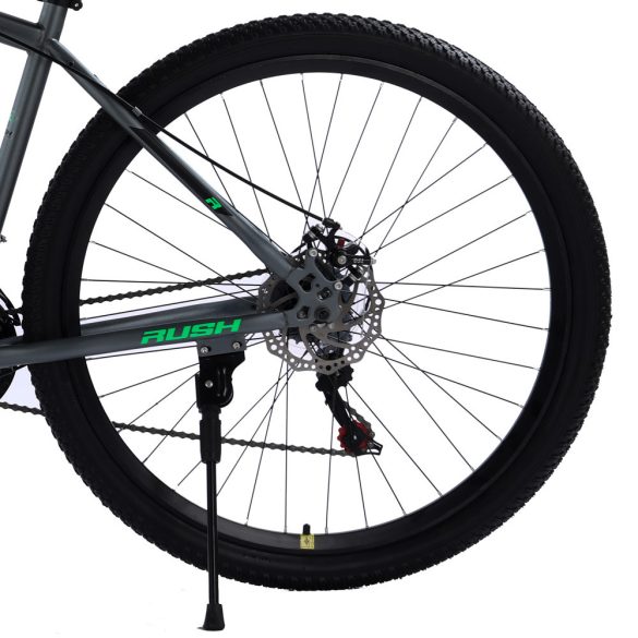 Rush B329-Green 29" MTB bicykel Shimano 21 rýchlostná prevodovka s kotúčovou brzdou teleskopická