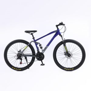 Rush B427-Blue 27,5" MTB bicykel Shimano 21-rýchlostná prevodovka s kotúčovou brzdou teleskopická modrá