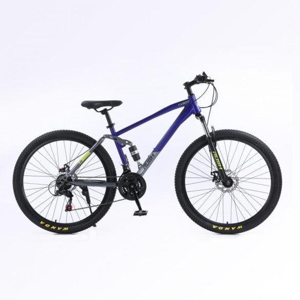 Rush B427-Blue 27,5" MTB bicykel Shimano 21-rýchlostná prevodovka s kotúčovou brzdou teleskopická modrá
