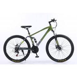   Rush B427-Green 27,5" MTB bicykel Shimano 21 rýchlostná prevodovka s kotúčovou brzdou teleskopická zelená
