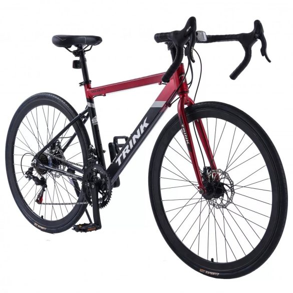 Trink F12 Velocity B702-Red hliníkový cestný bicykel s kotúčovými brzdami