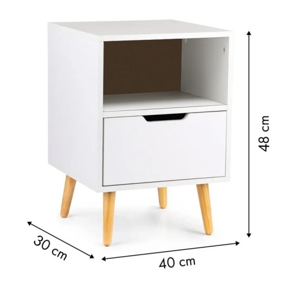 Nočná skrinka so zásuvkou 40x30x48cm BC-04