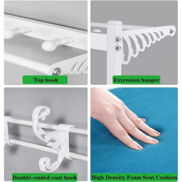 Predsieňový nábytok s botníkom 170 x 33 x 60 cm BECOMFORT CR004-60