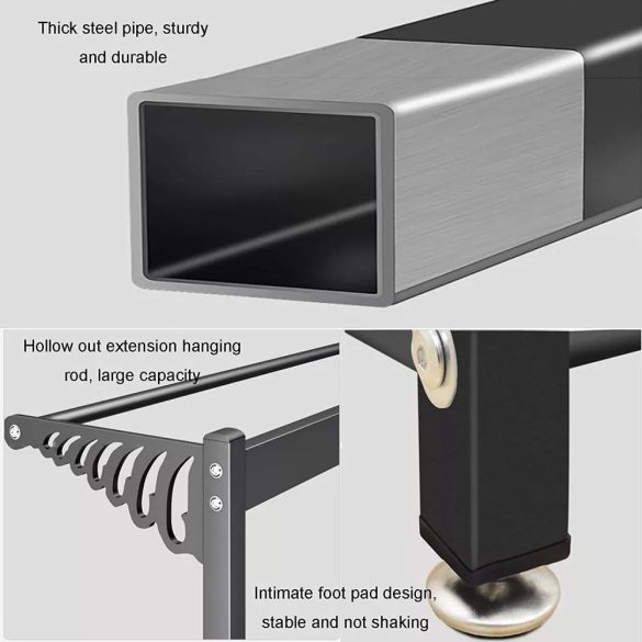 Predsieňový nábytok s botníkom 170 x 33 x 60 cm BECOMFORT CR004-60