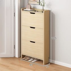 BeComfort botník 47x17x115 cm béžový CS012-1