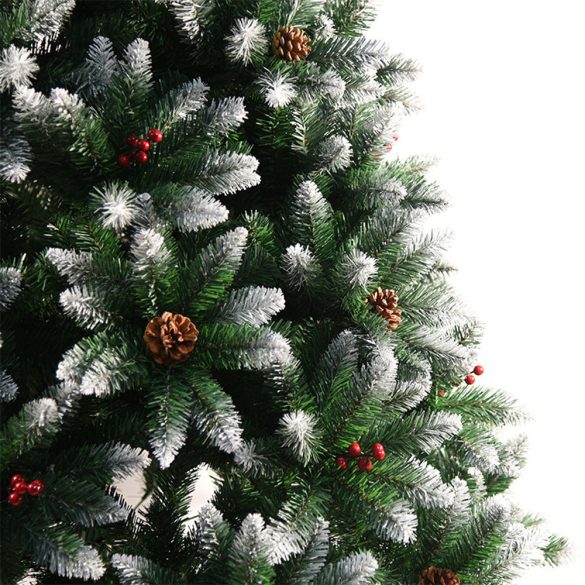 Natura DF-210 Vianočný stromček zelená umelá borovica s kovovou základňou 210 cm