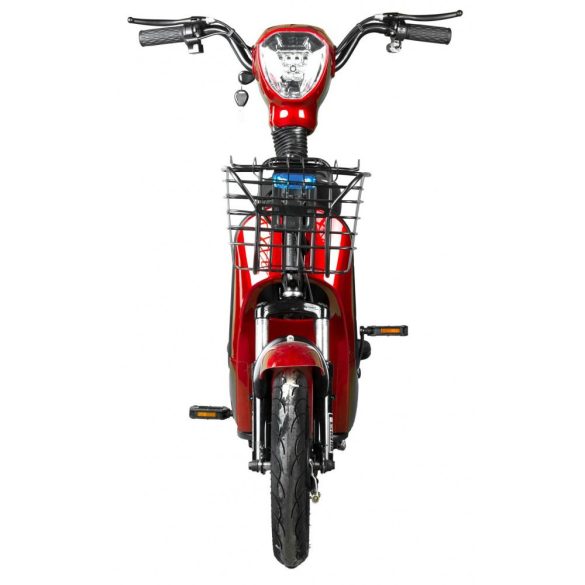 Magnet EB04 12Ah elektrický skúter s pedálmi,  červený
