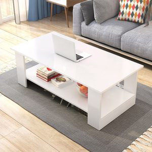 Konferenčný stolík 100x50x42cm biely FUR-1319-2