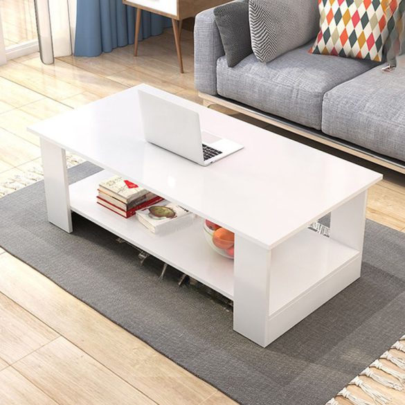 Konferenčný stolík 100x50x42cm biely FUR-1319-2