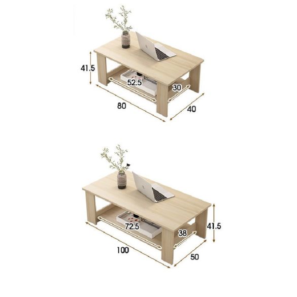 Konferenčný stolík 100x50x42cm hnedý FUR-1320-2