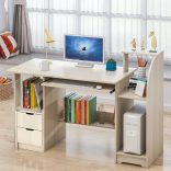 Písací stôl s policami 120x50x92cm dub FUR-1605-dub