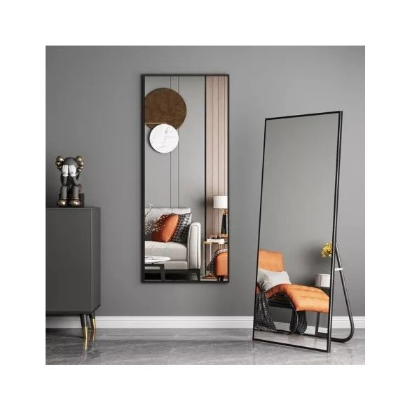 FUR-1609-Black Zrkadlo 155 x 45 cm