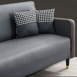 BeComfort pohodlné pu-kožené kreslo v škandinávskom štýle 75x62x75cm FUR-1656-1