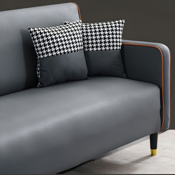 BeComfort pohodlné pu-kožené kreslo v škandinávskom štýle 75x62x75cm FUR-1656-1