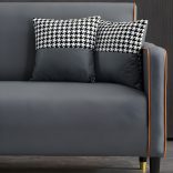 BeComfort pohodlné pu-kožené kreslo v škandinávskom štýle 75x62x75cm FUR-1656-1