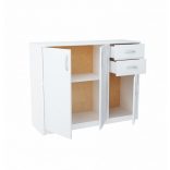 Komoda 85x35x110 cm biela FUR-1719