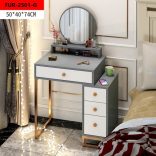 Toaletný stolík šedý BeComfort FUR-2501-G