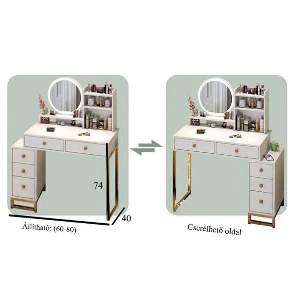 Toaletný stolík FUR-2503 