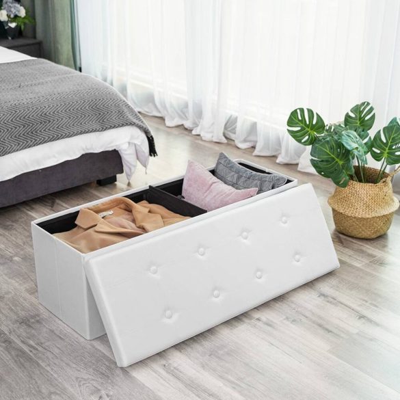 BeComfort FUR1622-2 Úložná lavica s pohodlným sedadlom 110x38x38 cm