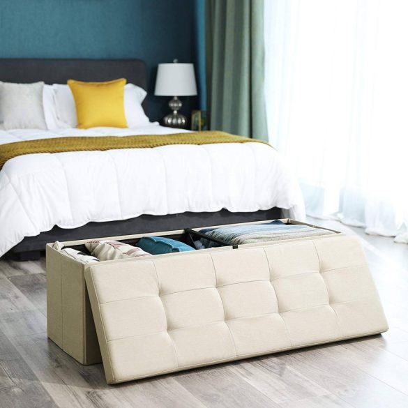 BeComfort FUR1624-2 Úložná lavica s pohodlným sedadlom 110x38x38 cm