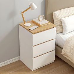 Nočná skrinka s 3 zásuvkami 40x30x59 cm FUR1805-2