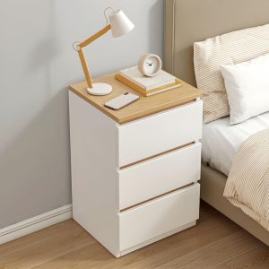 Nočná skrinka s 3 zásuvkami 40x30x59 cm FUR1805-2