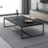Konferenčný stolík 100x50x42 cm čierny FUR1816-2