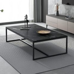 Konferenčný stolík 100x50x42 cm čierny FUR1816-2