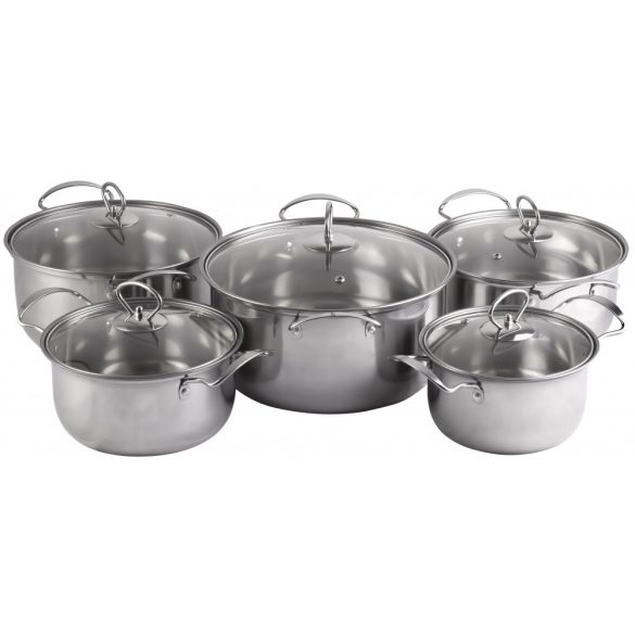 10 dielná sada inox riadu G1051