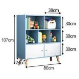 BeComfort detský nábytok modrý 80x24x107cm GB01-6