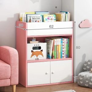 BeComfort detský nábytok ružový 62x30x80cm GB02-3